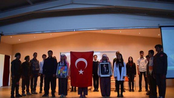 12 Mart İstiklal Marşının Kabulü ve Mehmet Akif Ersoyı Anma Programı Düzenlendi