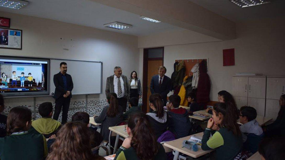 Kaymakamımız Sayın Ahmet SOLEY ile İlçe Milli Eğitim Müdürümüz Aşkın GÜNEŞ´in Okul Ziyaretleri