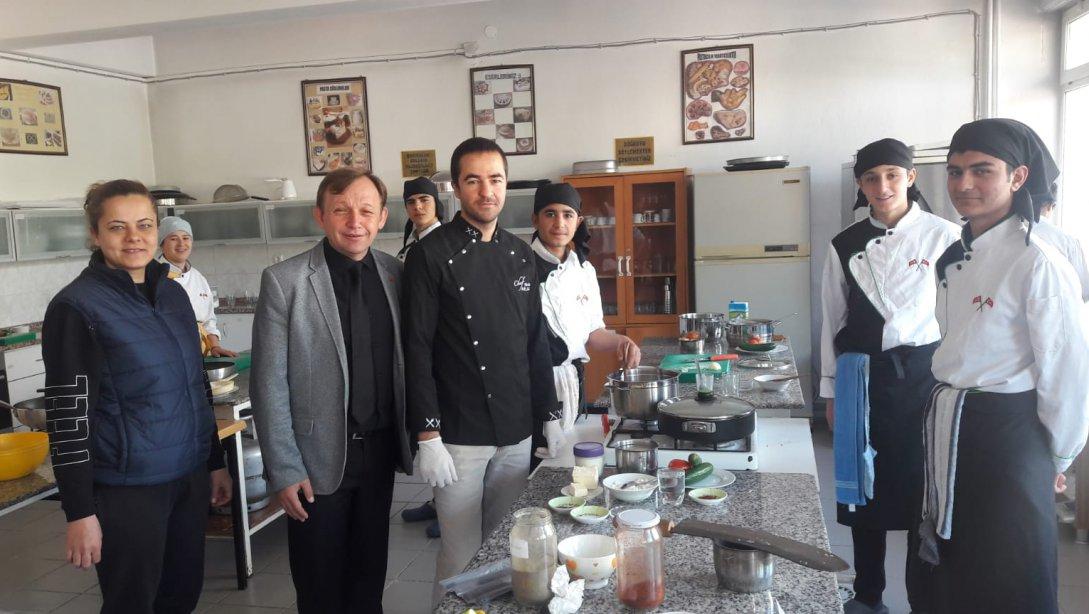 İlçe Milli Eğitim Müdürümüz Karacasu METAL Gıda ve Ağırlama Bölümünü Ziyaret Etti.