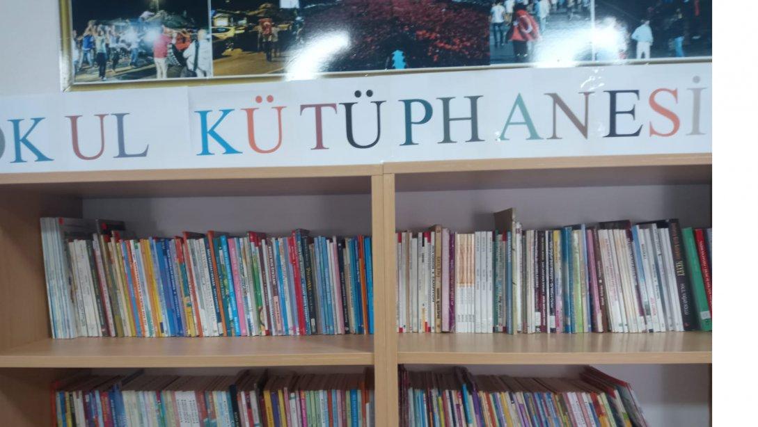 Alemler İlk ve Ortaokulu Kütüphanesi Tamamlandı.