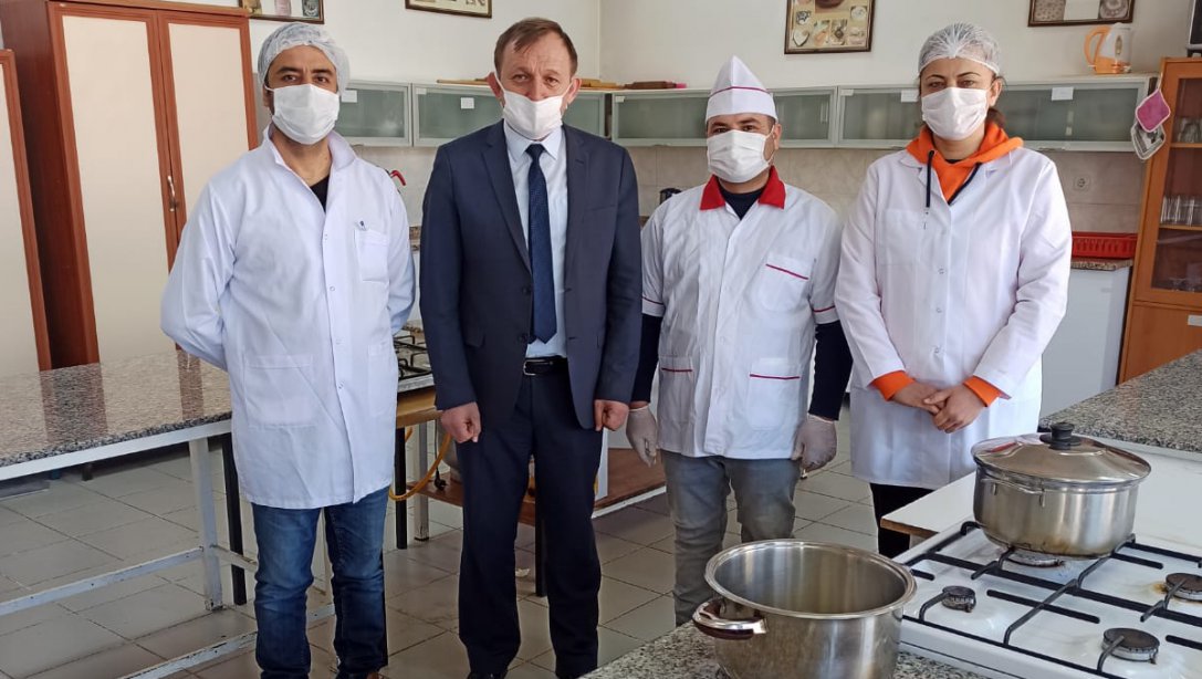 Karacasu Mesleki ve Teknik Anadolu Lisesi Yiyecek İçecek Hizmetleri Alanı Aşçılık Dalı Ustalık Pratik Uygulama Sınavı Ziyareti