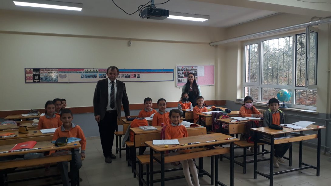 İlçe Milli Eğitim Müdürümüz Sn. Aşkın GÜNEŞ, Ataköy İlkokulu-Ortaokulu ve Ataeymir Ortaokulunu Ziyaret Etti.